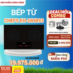 Bếp từ đôi Chefs EH-DIH893